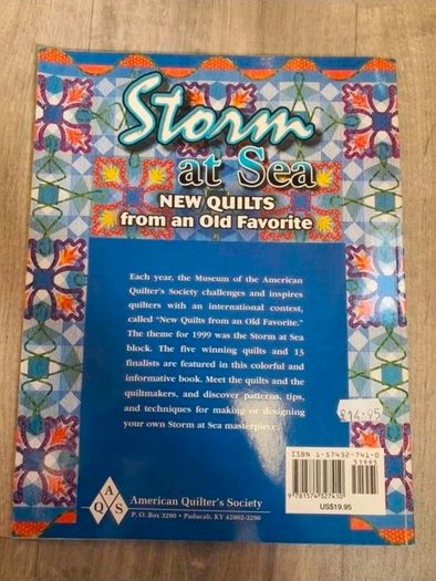 RARE Storm at Sea Quilt Pattern Book