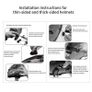 Moto bluetooth Wireless Noise cancel Helmet Headset Hands Free BT V4.2 Intercom Handsfree With Microphone for Motorcycle Image 4