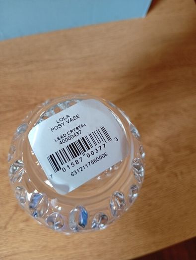 waterford crystal vase new in box