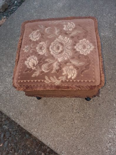 vintage footstool
