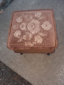 vintage footstool
