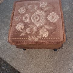 vintage footstool
