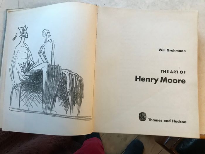 Vintage 'The Art of Henry Moore' Hardcover 1960