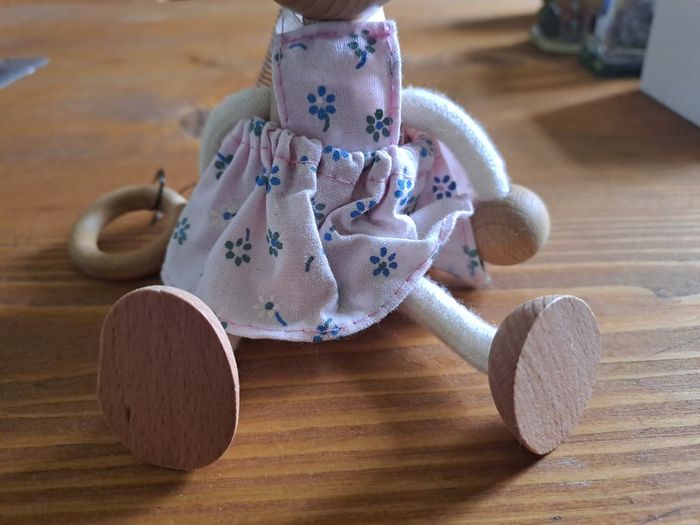 Bunny Bouncy spring wooden toy