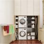 2 White Wall Retractable Laundry Drying Racks (120cm) Image 2