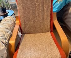 ikea fabric armchair cushion chair seat