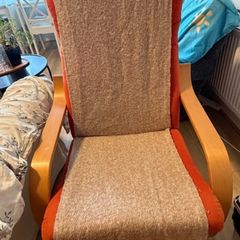 ikea fabric armchair cushion chair seat