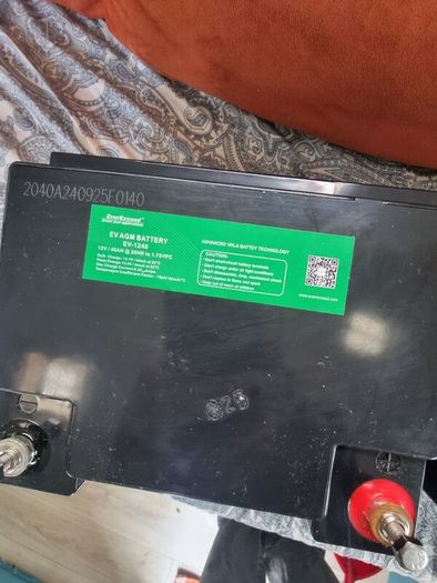 2x 12v 40ah Agm battery , Leisure battery , Golf cart