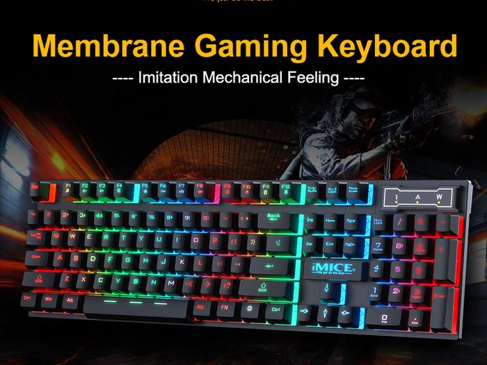 RGB Gaming keyboard Gamer keyboard and Mouse With Backlight USB 104 keycaps Wired Ergonomic Keyboard For PC Laptop