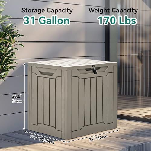 Outdoor Resin Storage Box