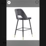 Stools - 2 X Grey stools Image 2