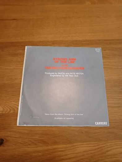 Saxon Strong Arm of the Law 7" vinyl