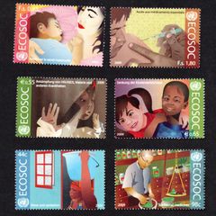2009 United Nations (Geneva, Vienna & New York) Economic & Social Council Commemorative Stamps Mint Never Hinged (MNH)