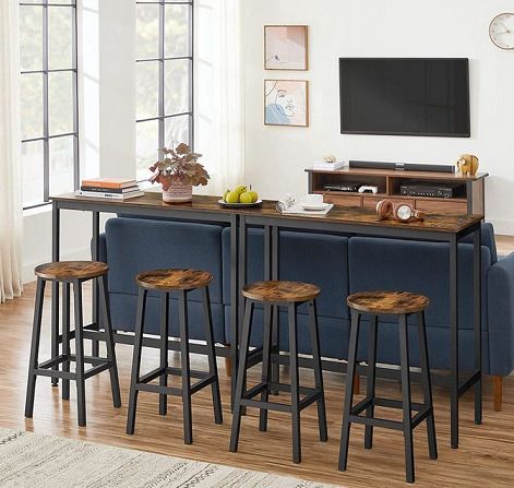 New Set of 4 Kitchen Bar Stools - FREE P&P