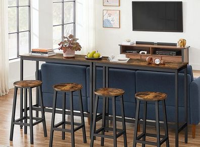 New Set of 4 Kitchen Bar Stools - FREE P&P