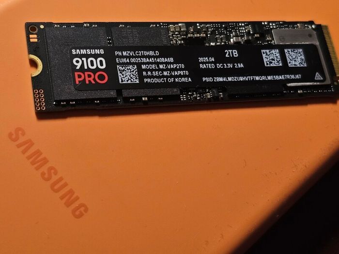 Samsung 9100 Pro 2Tb Gen5