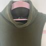 Zara Body-Con Ribbed Dress in Green/khaki Image 4