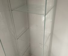 Glass display cabinet