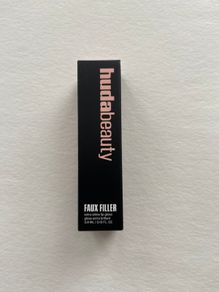 Huda beauty faux filler lip gloss in foxy
