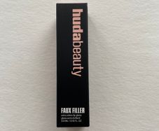 Huda beauty faux filler lip gloss in foxy