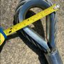 Crane lifting steel cable wire rope sling 24mm 2m long Image 3