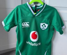 Canterbury IRFU Rugby Ireland 2019/20 Kids Short Sleeve Home Pro Jersey