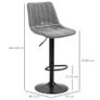 Adjustable Bar Stools Set of 2 Counter Height Barstools Dining Chairs (FREE SHIPPING) Image 6