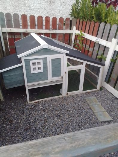 Rabbit hutch with extension