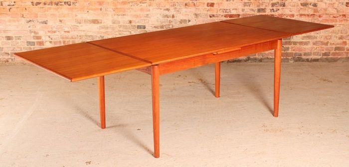 Large Mid-century Danish dining table