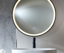 Aqualla Fuse Black Frame Mirror