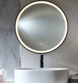 Aqualla Fuse Black Frame Mirror