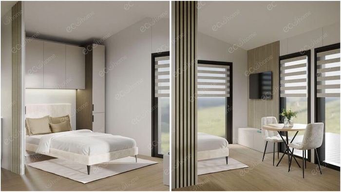 Ecohome Log Cabins Studio Modular Home