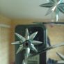 Large Vintage 1960s-Style Wall Mirror with Star Ornaments & Crystal Pendants. Dublin Image 3