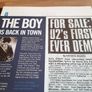 U2/Thin Lizzy: Trend Studios Magazine Article Image 2
