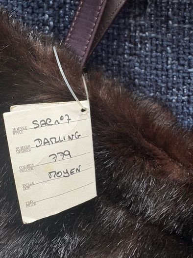 faux fur handbag