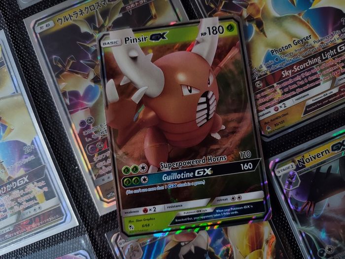 Pinsir GX ! Ultra Rare ! from Hidden Fates Set ! 2019 ! Pokemon Card !