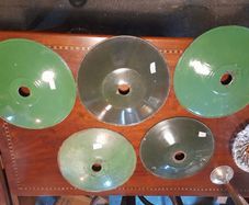 Vintage Enamel Light Shades
