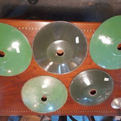 Vintage Enamel Light Shades