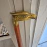 Vintage walking stick solid brass eagle head Image 4