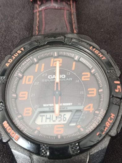 Casio Men's watch Sport watch with multi function face 5208 AQ S800W