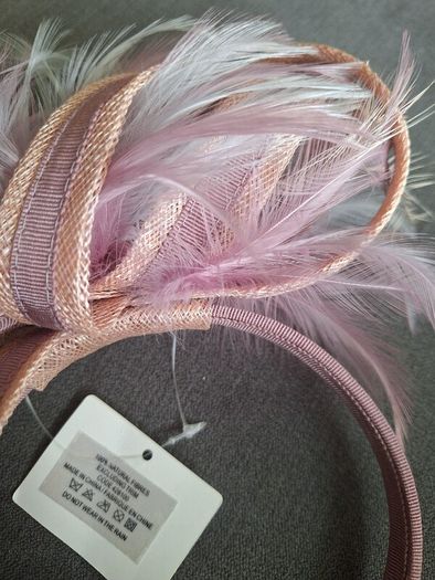 Fascinator/Two Tone Feathers .. Price Drop