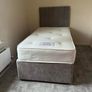 Brand New Stylish single Divan Beds.. Multiple Options Of Headboards. Tufted Memory Foam Mattresses Available. Drawers Storage Available Image 5