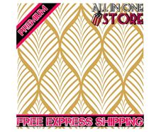 Gold Stripe Wallpaper Peel and Stick Wallpaper Self Adhesive Contact Paper Sticky Back Plastic Vinyl Film Modern Wallpaper Removable Waterproof Roll for Kitchen (FREE SHIPPING)