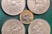 British Crowns / 25p UK 4 Coins Lot