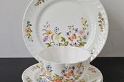 Aynsley Cottage Garden plates and sugar bowl