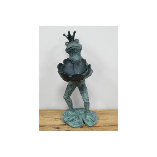 Standing Frog Bird Feeder D10715