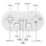 Wired Classic Controller For Nintendo Wii/Wii U Remote Image 2