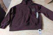 Dunnes Stores  Brown Print Hoodie.  B.N.W.T Age - 6-7 Years.