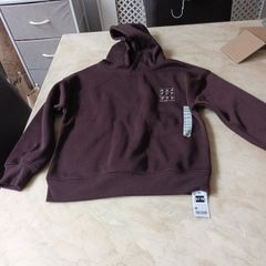 Dunnes Stores  Brown Print Hoodie.  B.N.W.T Age - 6-7 Years.