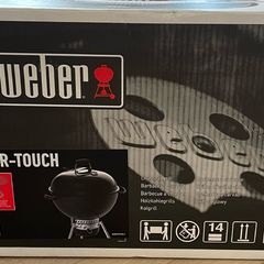 Unopened Weber Master Touch Charcoal BBQ